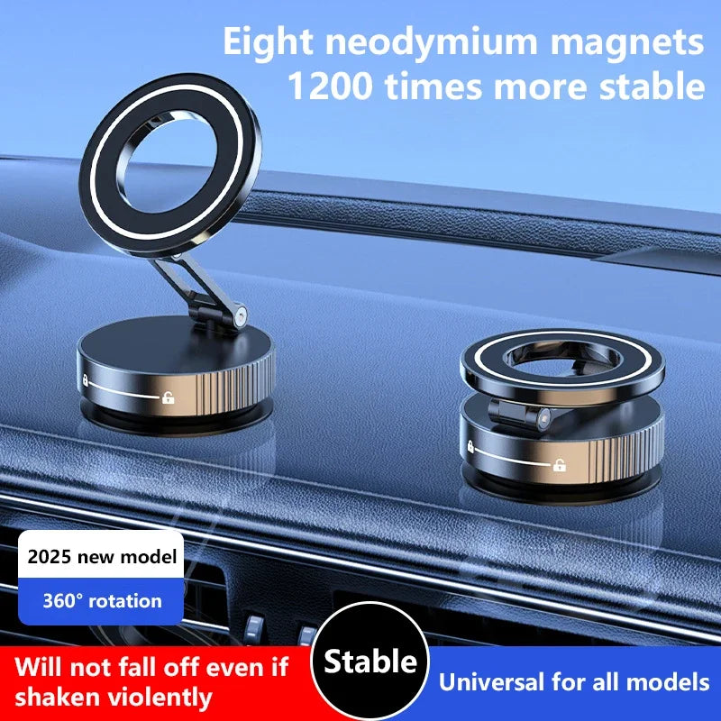 Xiaomi Vacuum Magnet Phone Bracket Multi-angles Adjustment Strong Magnetic Suck Design Foldable Car Holder For Navigation Stand