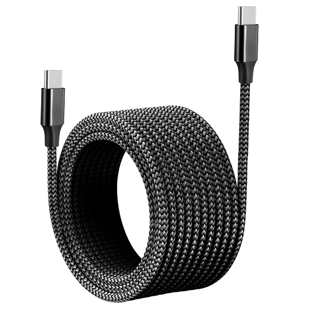 Type C to Type C PD 60W Fast Charging Cable Type C 3m 5m 8m 10m Extending Data Cable for iPhone 15 Pro Max Huawei Xiaomi Samsung
