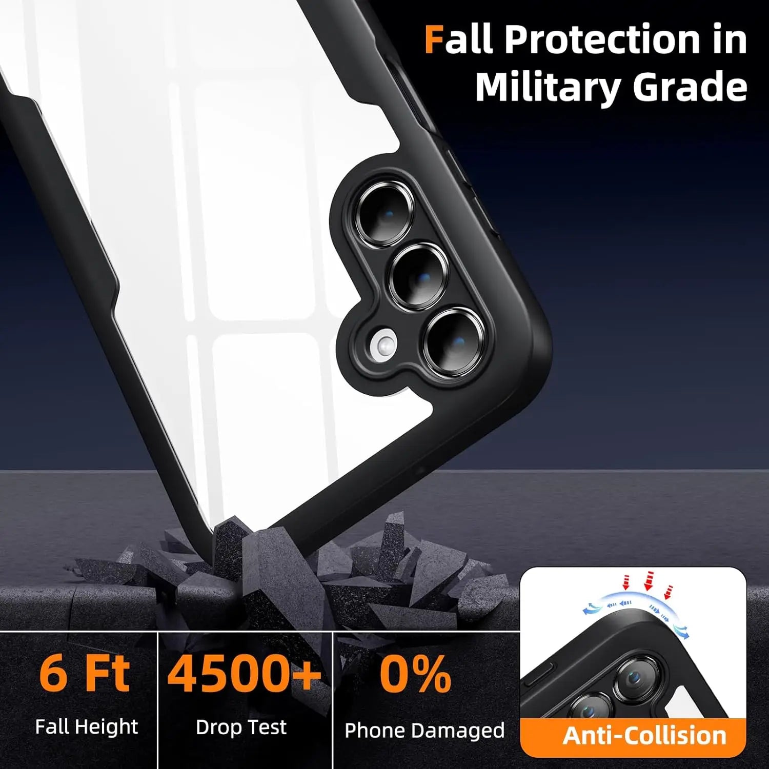 Full Body Protection Shockproof Case for Samsung Galaxy A17 A56 A36 A26 A16 5G A55 A35 A25 A15 Protective Cover Funda Coque Capa