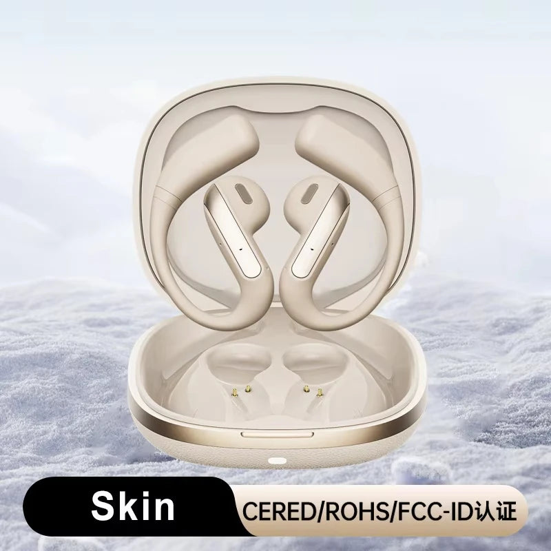 Smart AI Translation Headset Stereo Sound Semi-in-ear Air Conduction True Wireless Sports Long-lasting Bluetooth Headset