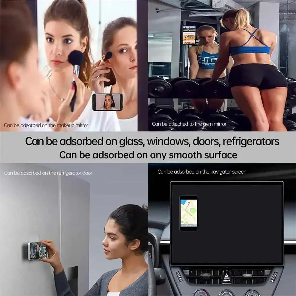 Double Sided Silicone Suction Cup Phone Case Detachable Stand Silicone Rubber Sucker Pad For Selfies And Videos Fixed Pad