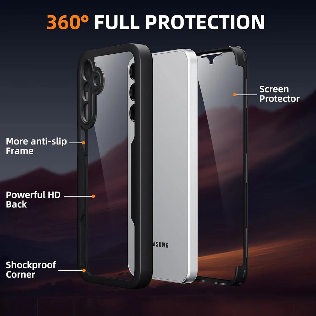 Full Body Protection Shockproof Case for Samsung Galaxy A17 A56 A36 A26 A16 5G A55 A35 A25 A15 Protective Cover Funda Coque Capa