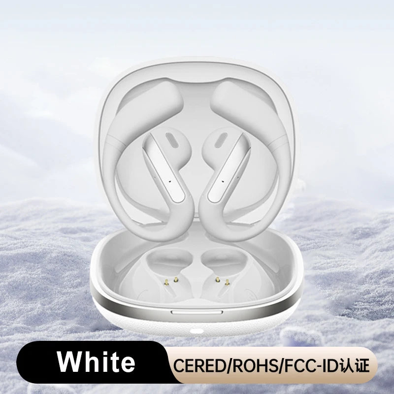 Smart AI Translation Headset Stereo Sound Semi-in-ear Air Conduction True Wireless Sports Long-lasting Bluetooth Headset