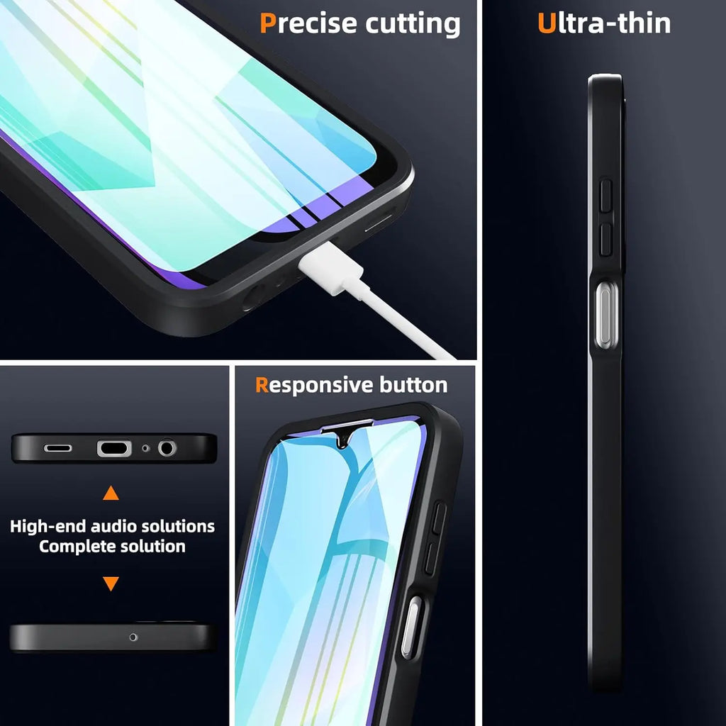 Full Body Protection Shockproof Case for Samsung Galaxy A17 A56 A36 A26 A16 5G A55 A35 A25 A15 Protective Cover Funda Coque Capa