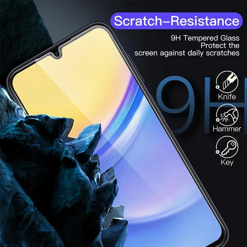 9H Screen Protector for Samsung A15 A16 A56 A36 A17 A14 A25 A24 A55 A53 A52 A52S A51 A34 A35 Tempered Glass Samsung Galaxy A15