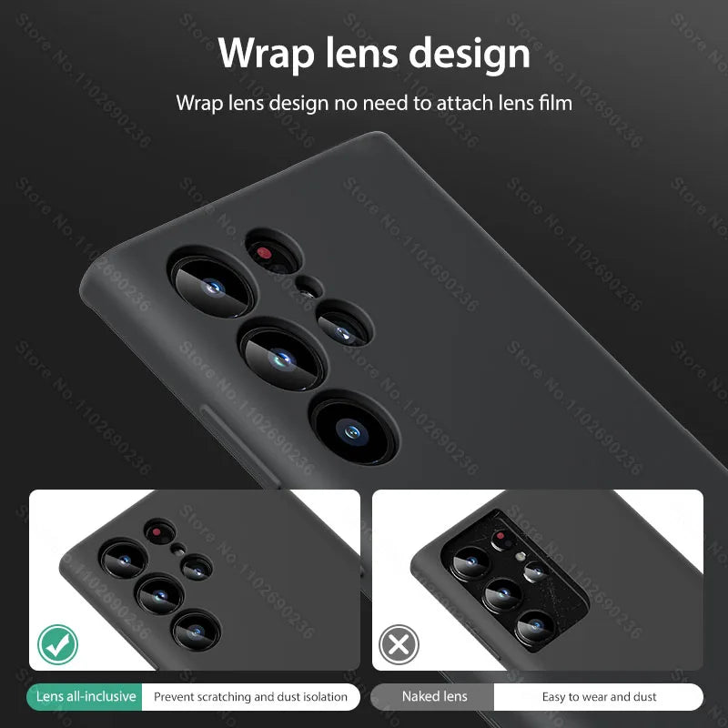 Liquid Silicone Case For Magsafe For Samsung Galaxy S24 S22 S21 S23 S25 Ultra Plus Fe Wireless Charge Magnetic Shockproof Cover