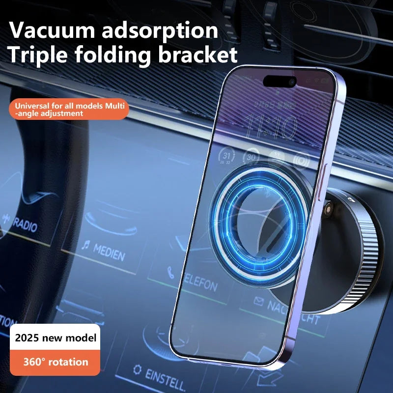 Xiaomi Vacuum Magnet Phone Bracket Multi-angles Adjustment Strong Magnetic Suck Design Foldable Car Holder For Navigation Stand
