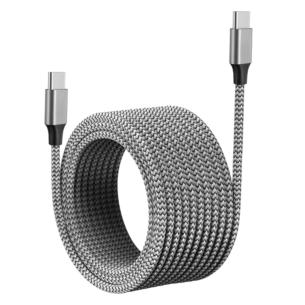 Type C to Type C PD 60W Fast Charging Cable Type C 3m 5m 8m 10m Extending Data Cable for iPhone 15 Pro Max Huawei Xiaomi Samsung